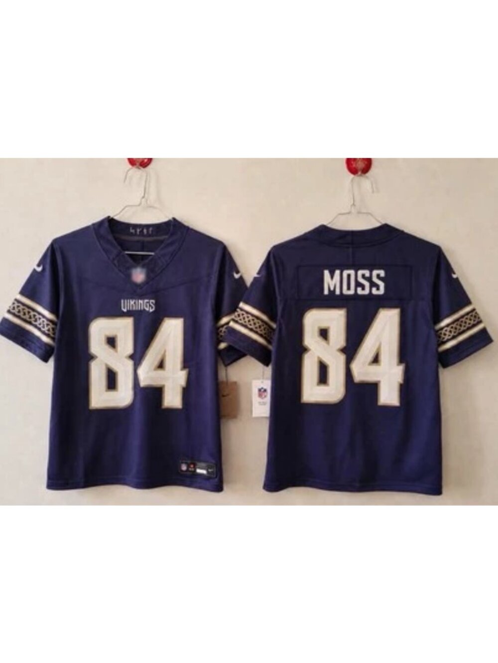 Randy Moss Stitched Purple Jersey Vapor